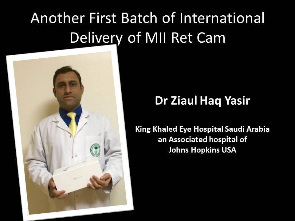 Dr. Ziaul Haq Yasir – King Khaled Eye Specialist Hospital, Saudi Arabia