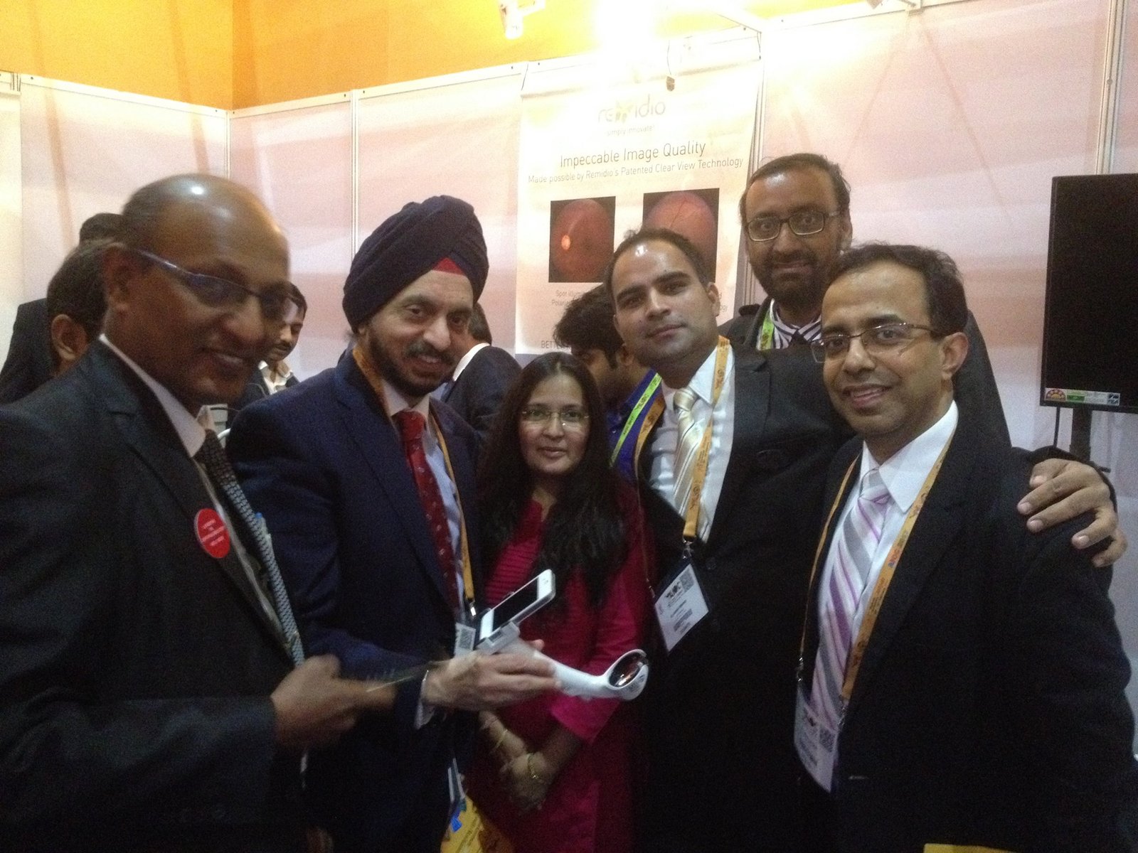 With Prof. Harminder Dua, University of Nottingham, UK